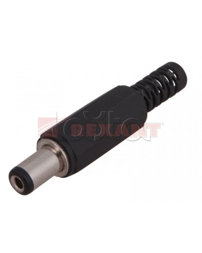 Разъем питания штекер 2.1х5.5x10 мм (50шт/уп) REXANT 14-0311 в Хасавюрте Коннекторы Pintop.ru