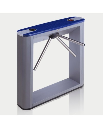 Турникет тумбовый электромеханический с планками антипаника, синей крышкой PERCo-TTD-03.1S (планки антипаника, синяя крышка) в Хасавюрте Турникеты Pintop.ru