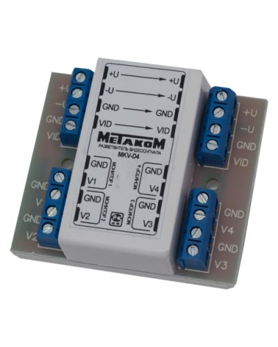 Разветвитель видеосигнала Метаком MKV-D4C в Хасавюрте Блоки коммутации многоабонентные Pintop.ru