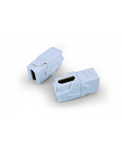 Вставка формата Keystone Jack Hyperline (KJ1-HDMI-AV18-WH) в Хасавюрте Коннекторы Pintop.ru
