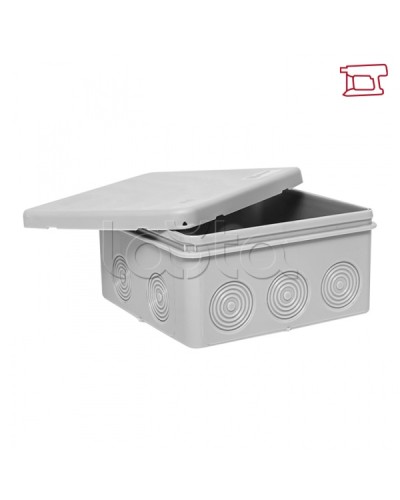 Коробка распред. КМР-030-034 пылевлагозащ. без мембранных вводов (100х100х55) EKF (plc-kmr-030-034) в Хасавюрте Распределительные коробки Pintop.ru