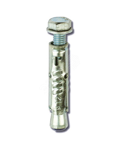 Анкер металлический с болтом М6 8x80 (60 шт/уп) ПожТехКабель (862-004) в Хасавюрте Крепеж Pintop.ru