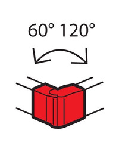 Угол внешний изменяемый для кабель-канала METRA 85x50 Legrand (638022) в Хасавюрте Аксессуары для кабель-канала Pintop.ru