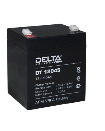 Аккумулятор свинцово-кислотный Delta DT 12045 в Хасавюрте Электротехническое оборудование Pintop.ru