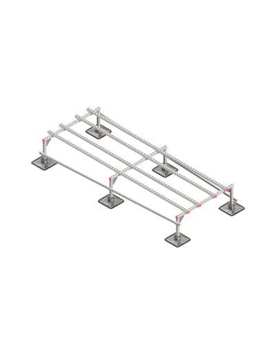 Опорная конструкция для установки оборудования TECHNORAPTOR STEELFOOT 1200х3000 тип 2 HD КМ-профиль (KM-TR-STF-SSEI-1200-3000-2 HD) в Хасавюрте Системы видеонаблюдения Pintop.ru