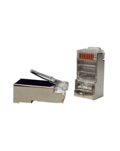 Разъем RJ-45 кат.5е под витую пару Cabeus 8P8C-SH в Хасавюрте Коннекторы и разъемы Pintop.ru