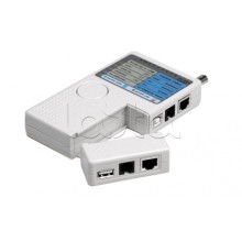 Тестер Кабеля "универсальный" RJ-45+RJ-11+RJ-12+USB+BNC (HT-2468B) REXANT 12-1003
