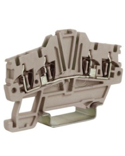 Зажим 1,5 кв.мм синий 2 ввод/2 вывода DKC ZHI420 в Хасавюрте Держатели, клипсы, скобы Pintop.ru