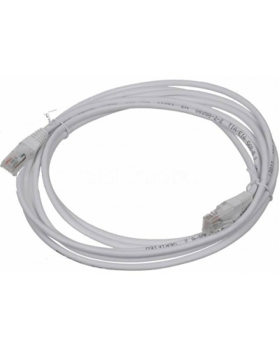 Патч-корд RJ45 TWT UTP кат.5e, с заливными колпачками, 2 м, серый TWT TWT-45-45-2.0-GY в Хасавюрте Патчкорды (медные) Pintop.ru