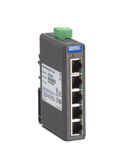 Коммутатор неуправляемый промышленный 5-портовый Moxa EDS-205 в Хасавюрте Коммутаторы Pintop.ru