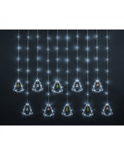 Гирлянда Navigator 95 008 NGF-D034-02 (бахрома елки и фигурки CW 3*0.6м IP20) в Хасавюрте Источники света(Лампы) Pintop.ru