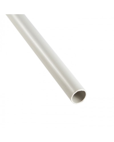 Труба ПНД гладкая тяжелая, без галогена, цвет серый, диам. 16мм (3м) Экопласт (23016HF-GR-3) в Хасавюрте Гладкая труба Pintop.ru