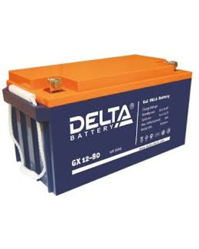 Аккумулятор свинцово-кислотный Delta GX 12-80 в Хасавюрте Электротехническое оборудование Pintop.ru