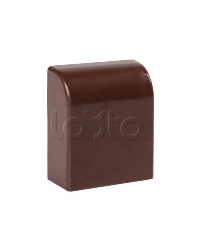 Заглушка (20х10) (4 шт) темное дерево EKF-Plast (ecd-20-10x4) в Хасавюрте Аксессуары для кабель-канала Pintop.ru