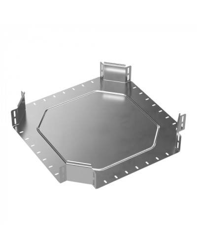 Ответвитель Х-образный Стандарт INOX (AISI 304) 400х100 Промрукав (PR16.3186) в Хасавюрте Аксессуары для лотков Pintop.ru