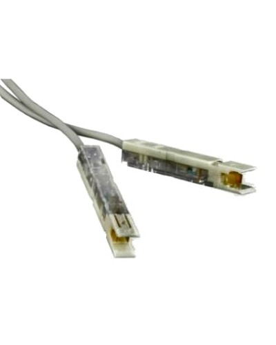 Патч-корд 110 тип - 110 тип, 1 пара, 2 м, серый LANMASTER LAN-P1-P1-2m в Хасавюрте Патч-корды и пигтейлы Pintop.ru