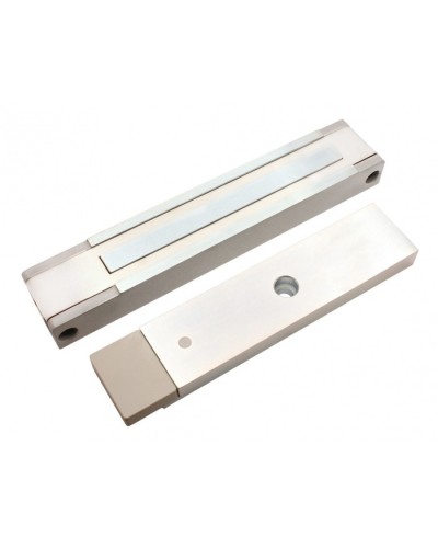 Электромагнитный замок с датчиком состояния двери ALeko ALM-400P (12В серый) в Хасавюрте Электромагнитные замки Pintop.ru