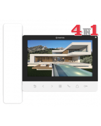 Монитор цветного видеодомофона Tantos LOKI HD SE (White) в Хасавюрте Абонентские видеоустройства Pintop.ru