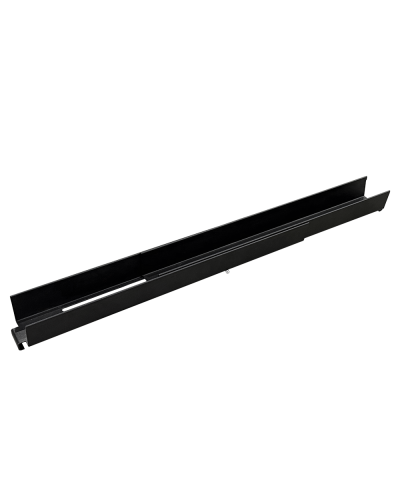 Горизонтальный лоток для установки между профилями шкафа LAN-DC шириной 800 мм, раздвижной, 457-762 мм, черный LANMASTER LAN-DC-CB-HTR-8 в Хасавюрте Аксессуары для стоек и шкафов Pintop.ru