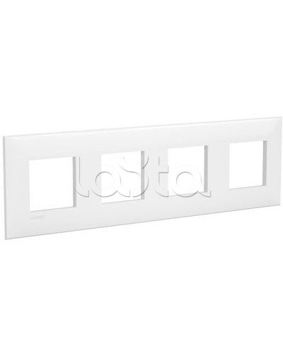 Рамка ARTLEBEDEV Белое облако Avanti, 8 мод. DKC 4400908 в Хасавюрте Аксессуары для стоек и шкафов Pintop.ru