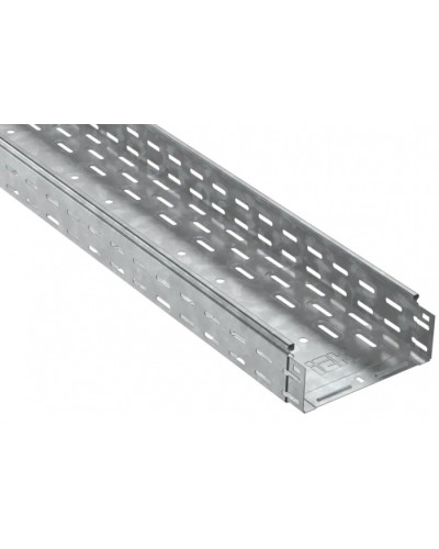 ESCA Лоток перфорированный 80х200х3000-1,0 HDZ IEK (CLP10-080-200-100-3-M-HDZ) в Хасавюрте Кабельные лотки Pintop.ru