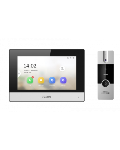 Комплект гибридного видеодомофона iFlow F-VI-5342H в Хасавюрте Комплекты домофонов Pintop.ru