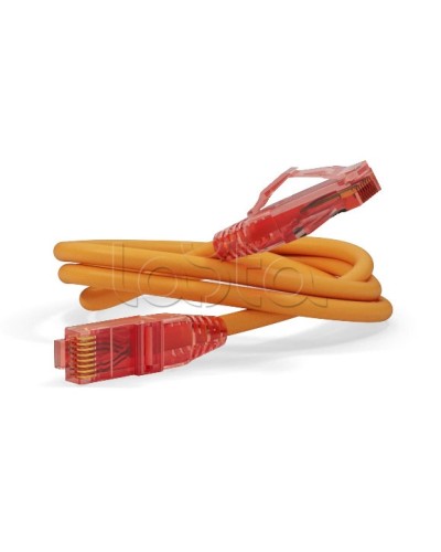 Патч-корд U/UTP Hyperline PC-LPM-UTP-RJ45-RJ45-C5e-0.5M-LSZH-OR в Хасавюрте Патчкорды (медные) Pintop.ru