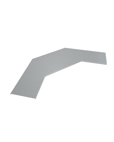 Крышка лестничного горизонтального угла 90 гр. 400 мм INOX304 КМ-Профиль (KLGL90-400 INOX304) в Хасавюрте Аксессуары для лотков Pintop.ru