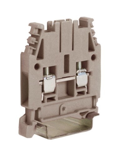 Зажим клеммный проходной 4 кв.мм DKC ZCBC04GR в Хасавюрте Клеммные колодки Pintop.ru