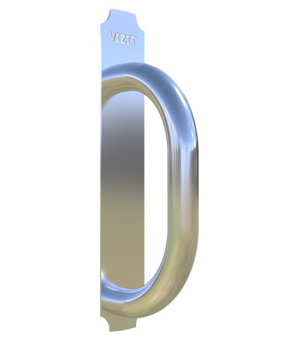 Дверная ручка наружная с декоративной накладкой Vizit PC-101-VIZIT в Хасавюрте Аксессуары для многоабонентных систем Pintop.ru