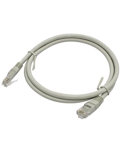 Шнур коммутационный U/UTP категория 5e PVC 2,0 м, серый DR-180009 - Datarex в Хасавюрте Патчкорды (медные) Pintop.ru