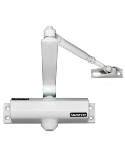 Доводчик дверной Falcon Eye FE-B4W (белый) в Хасавюрте Доводчики Pintop.ru