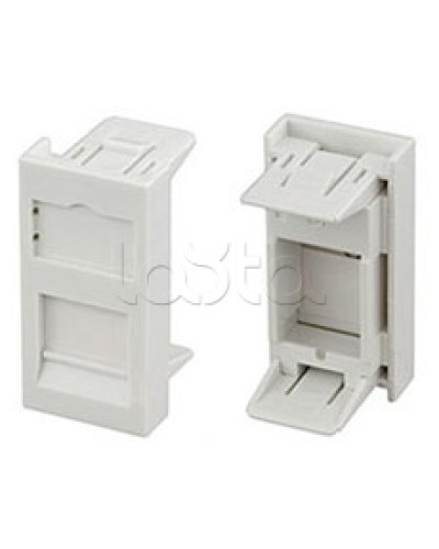 Вставка для 1 модуля формата Keystone Jack Hyperline SIP2-1K-M45-22.5 в Хасавюрте Модули Keystone Pintop.ru