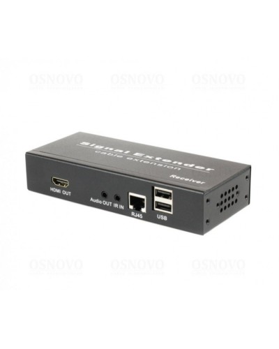 Дополнительный приёмник для комплекта передачи HDMI по сети Ethernet OSNOVO RLN-HiKMDA2 в Хасавюрте Видеоусилители, Модуляторы, Делители Pintop.ru