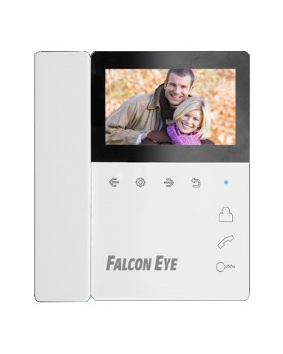 Монитор цветного видеодомофона с трубкой на магните Falcon Eye Lira в Хасавюрте Вызывные видеопанели малоабонентные Pintop.ru