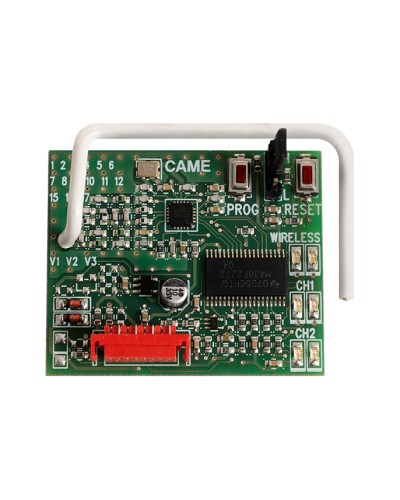 Встраиваемая плата радиоканала для беспроводных устройств системы RIO v2.0 Came RIOCN8WS в Хасавюрте Устройства радиоуправления для шлагбаумов и автоматики Pintop.ru