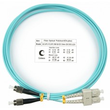 Шнур оптический duplex SC-FC 50/125 mm OM3 1,5м LSZH Cabeus FOP-50-SC-FC-1,5m