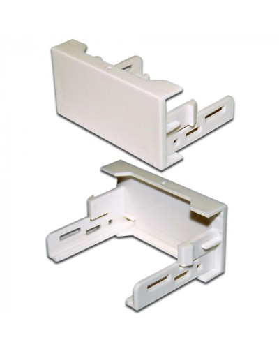 Вставка-заглушка Mosaic 22.5x45, белая LANMASTER (LAN-WA-LP-XX-WH) в Хасавюрте Патч-корды оптические Pintop.ru