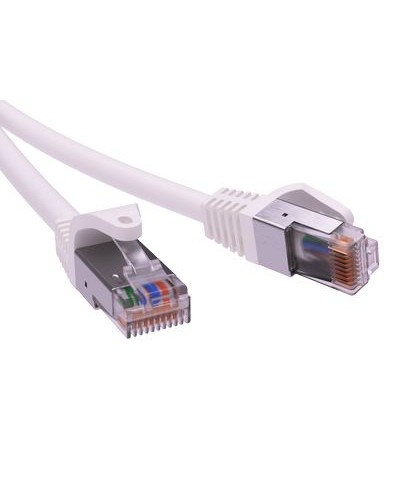 Патч-корд экранированный CAT6 F/UTP 4х2, LSZH, белый, 3м DKC RN6FU4530WH в Хасавюрте Патчкорды (медные) Pintop.ru