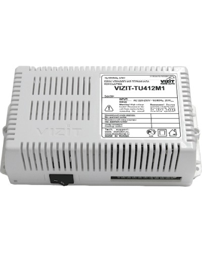 Блок управления терминала консьержа Vizit-TU412M1 в Хасавюрте Блоки управления многоабонентные Pintop.ru