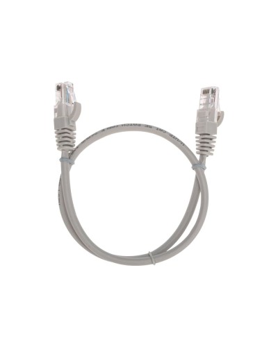 Патч-корд U/UTP, CAT 5e, RJ45-RJ45, 26AWG, LSZH, серый, 0,5м REXANT 02-0100-05 в Хасавюрте Патчкорды (медные) Pintop.ru