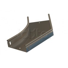 Угол 45° горизонтальный плавный Hyperline RST-AHS45-400-80-0,8-R100-SZ