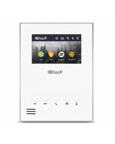Видеодомофон BAS-IP AU-04LA WHITE в Хасавюрте Вызывные IP панели Pintop.ru