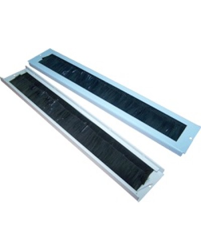 Ввод кабельный щеточный для настенных шкафов (серый) TWT TWT-CBW-BP в Хасавюрте Аксессуары для стоек и шкафов Pintop.ru