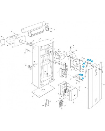 Трансформатор ZL37 Came 119RIR111 в Хасавюрте Запчасти для шлагбаумов и автоматики Pintop.ru