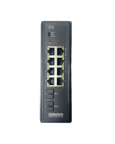OSNOVO SW-80802-IM(port 90W,360W) Промышленный Web-управляемый PoE коммутатор в Хасавюрте Коммутаторы Pintop.ru