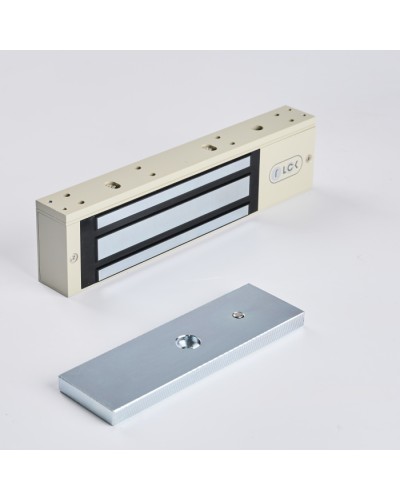 R-Lock RL-EM350-L0G - Электромагнитный замкок, 350кг, DC12/24B, цвет серый, RAL7032 (галечный серый) в Хасавюрте Электромагнитные замки Pintop.ru