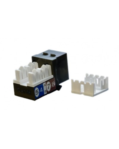 Вставка Hyperline (KJ9-8P8C-C5e-90-BK) в Хасавюрте Коннекторы Pintop.ru