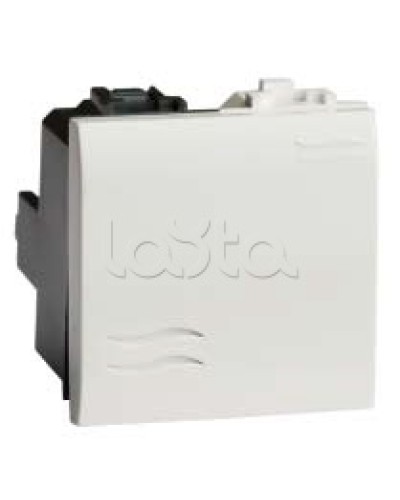 Выключатель типа кнопка, белый, 2мод. DKC 76022B в Хасавюрте Аксессуары для стоек и шкафов Pintop.ru