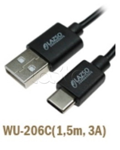 Кабель для передачи данных и зарядки LazsoWU-206C(1,5m, 3А) в Хасавюрте Оборудование для видеонаблюдения Pintop.ru